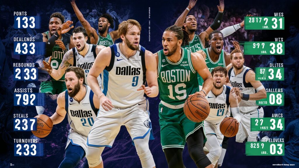 Dallas Mavericks vs Boston Celtics Match Player Stats